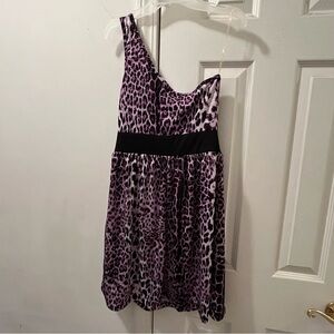 Bebop one strap strapless dress, size S girls, color purple